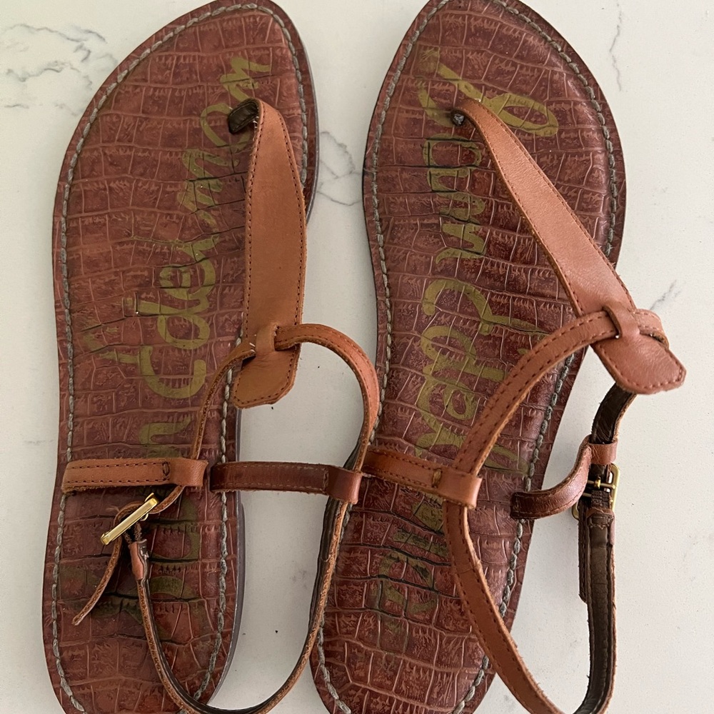 Sam Edelman leather thong sandals